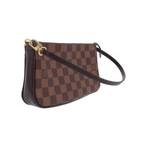 Louis Vuitton Ebene Pouch Brown Accessory Navona Damier